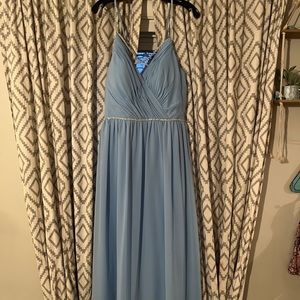 Light blue prom dress